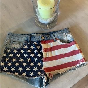Stars and Stripes Jean Shorts!